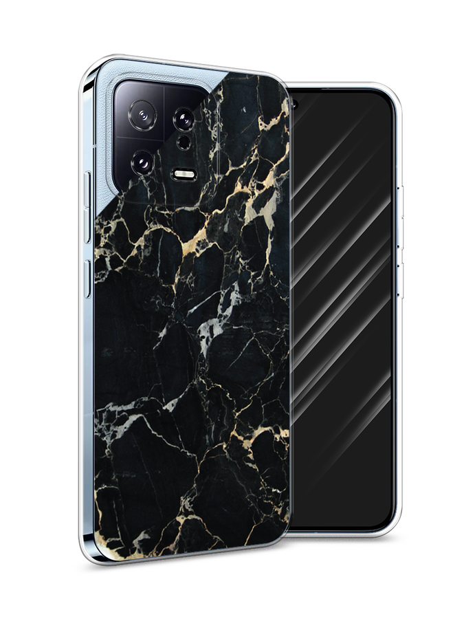 

Чехол Awog на Xiaomi 13 5G "Черный мрамор уголок", Черный;золотистый, 317250-3
