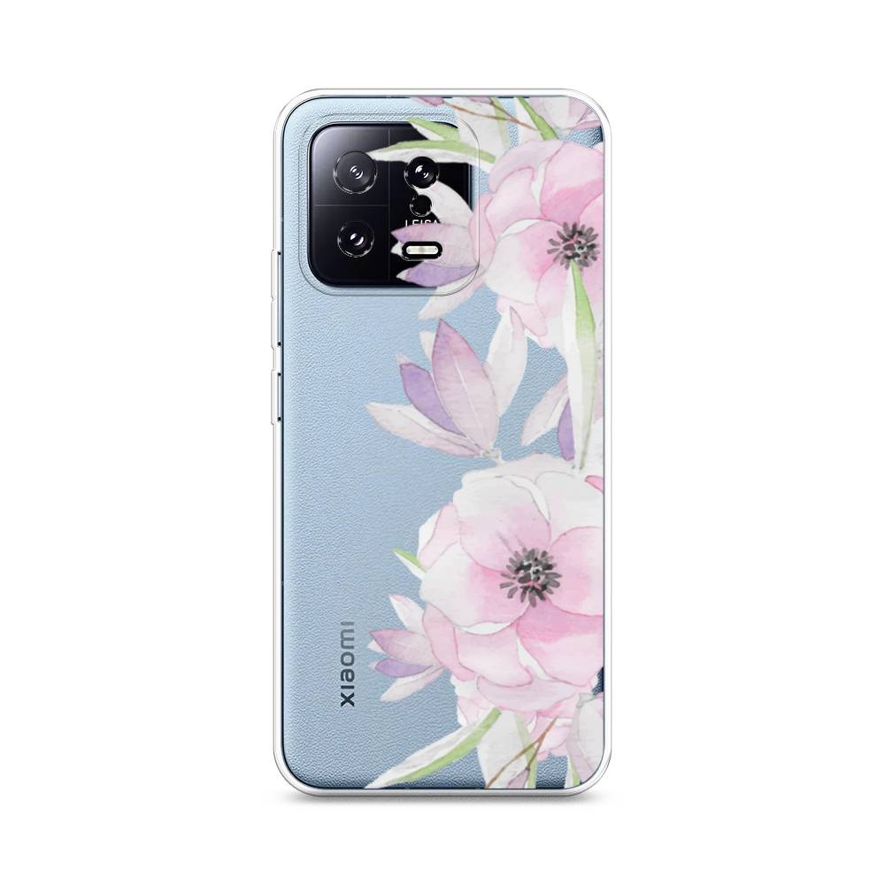 

Чехол Awog на Xiaomi 13 5G "Нежные анемоны", Розовый;черный;фиолетовый, 317250-8