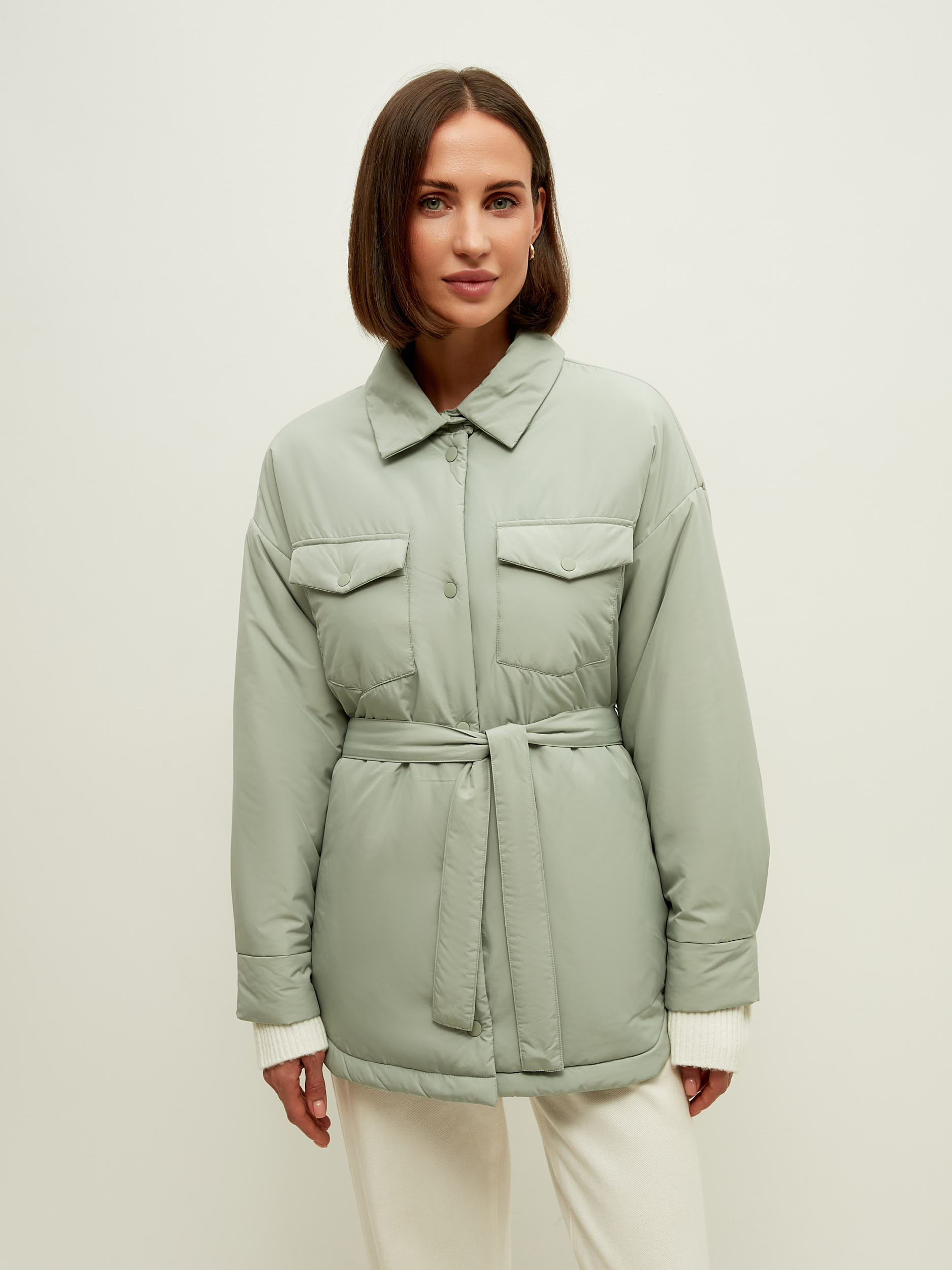 

Куртка женская ZARINA 2368406106-19 зеленая L, 2368406106-19