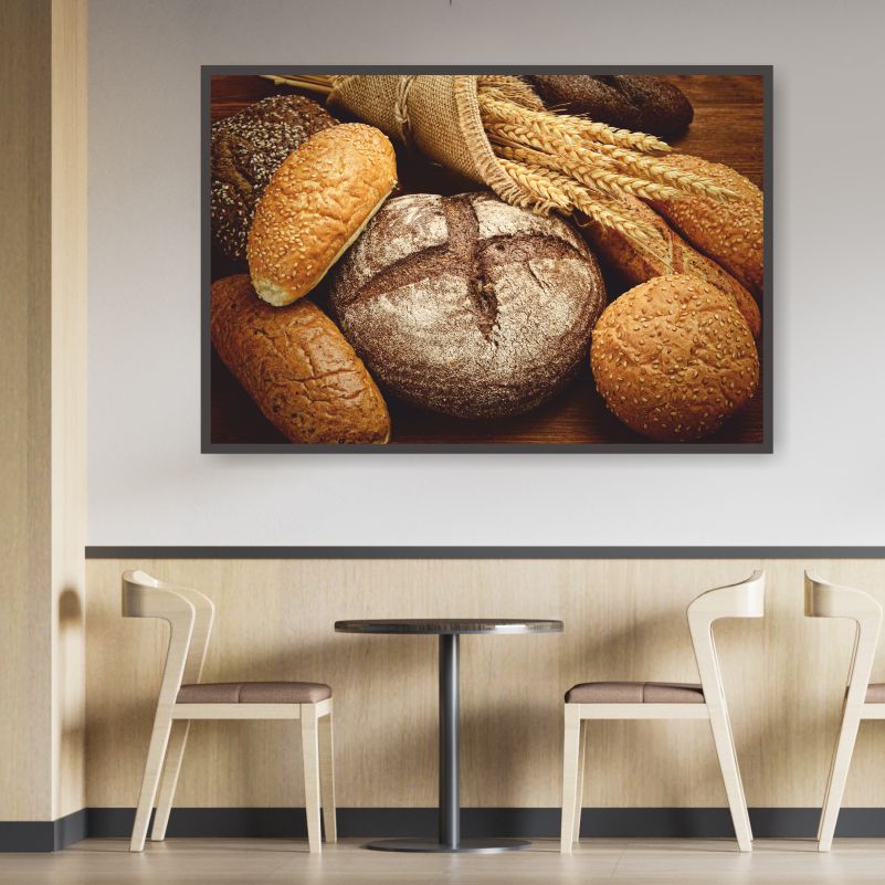 

Постер на холсте ПолиЦентр Пекарня Хлеб 50х40 см, ПекарняХлебТип7