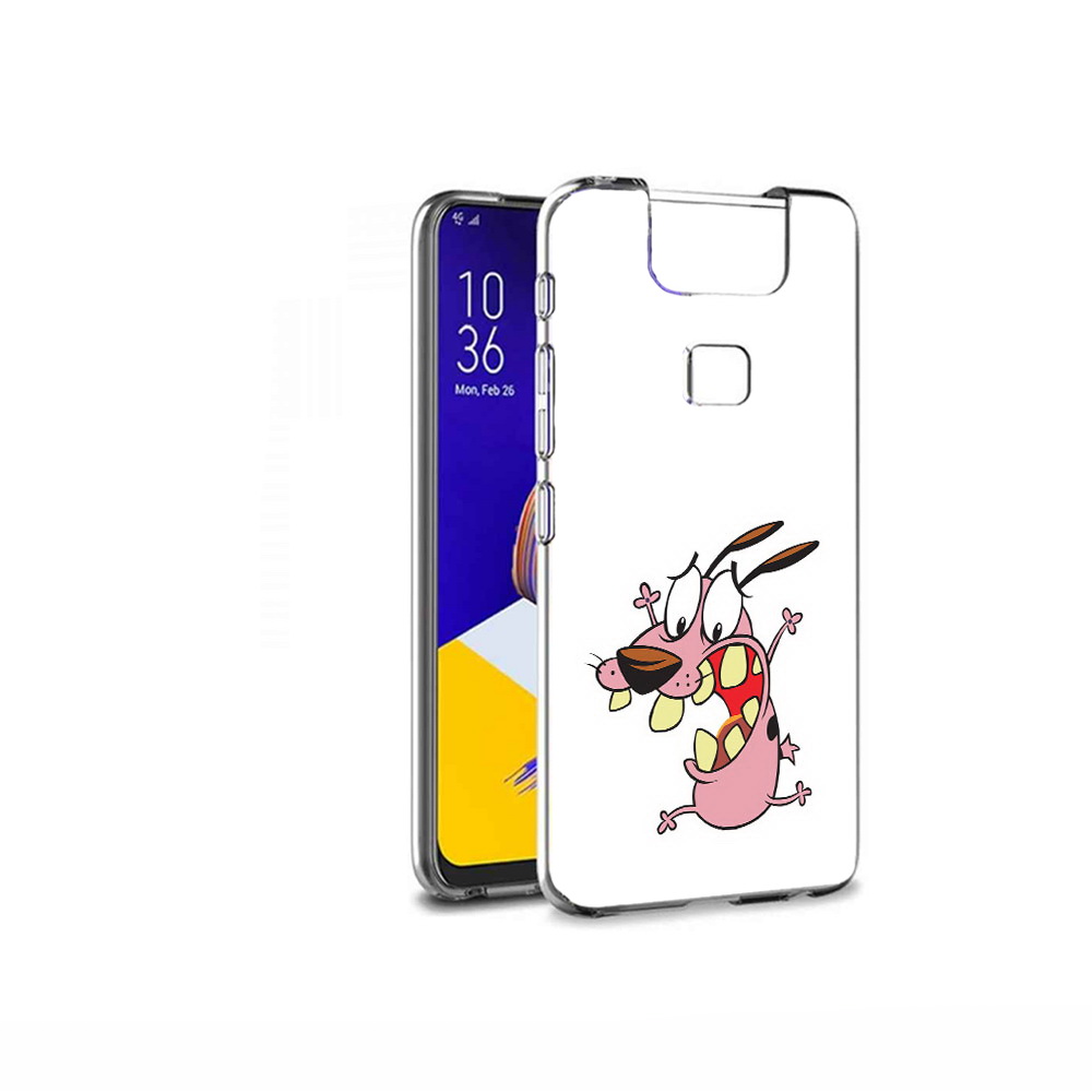 

Чехол MyPads Tocco для Asus ZenFone 6 (ZS630KL) зубастый бобик, Прозрачный, Tocco