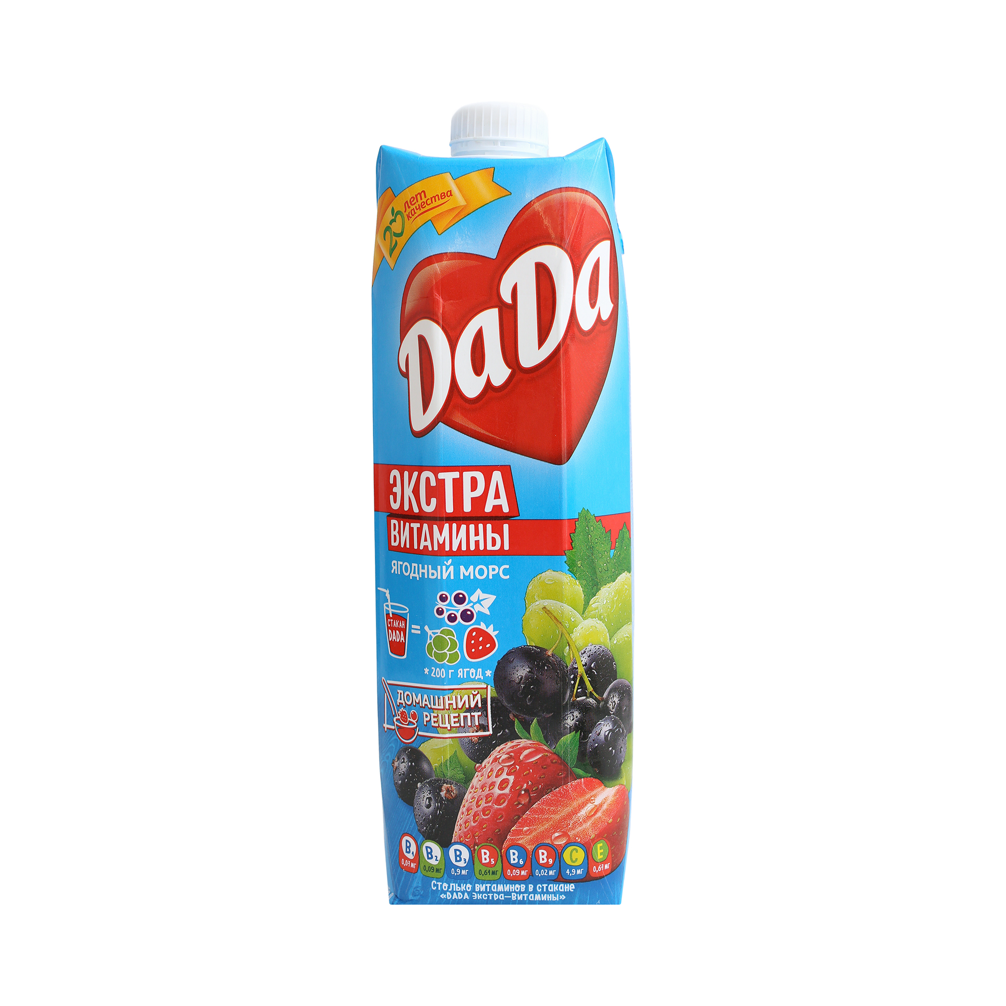 

Морс DaDa Экстра витамины ягодный 950 мл