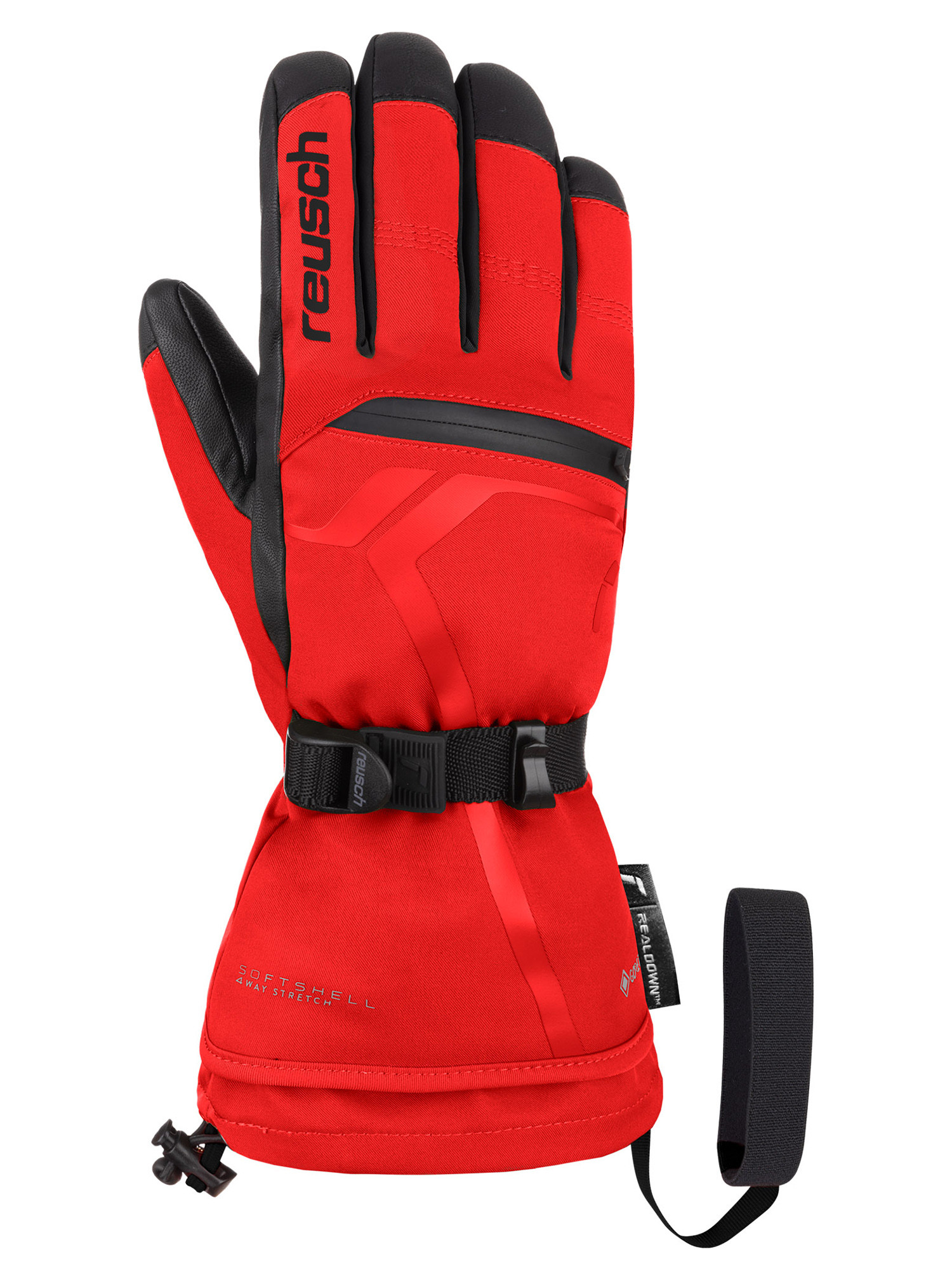 

Перчатки Reusch Down Spirit Gtx Black/Fire Red (Дюйм:) 2024-25, Красный, Down Spirit Gtx