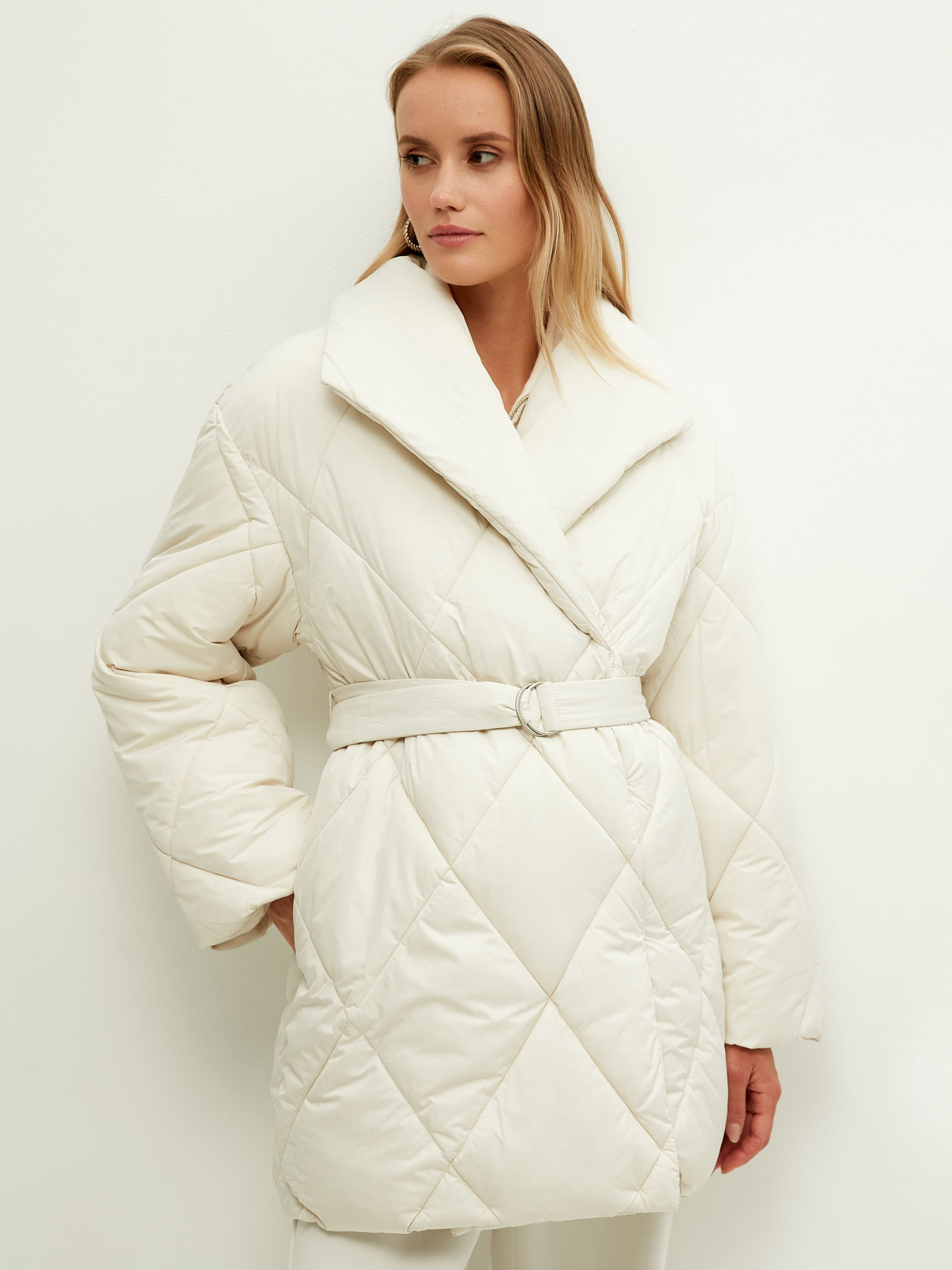 

Куртка женская ZARINA 2460439139-60 белая XL, 2460439139-60