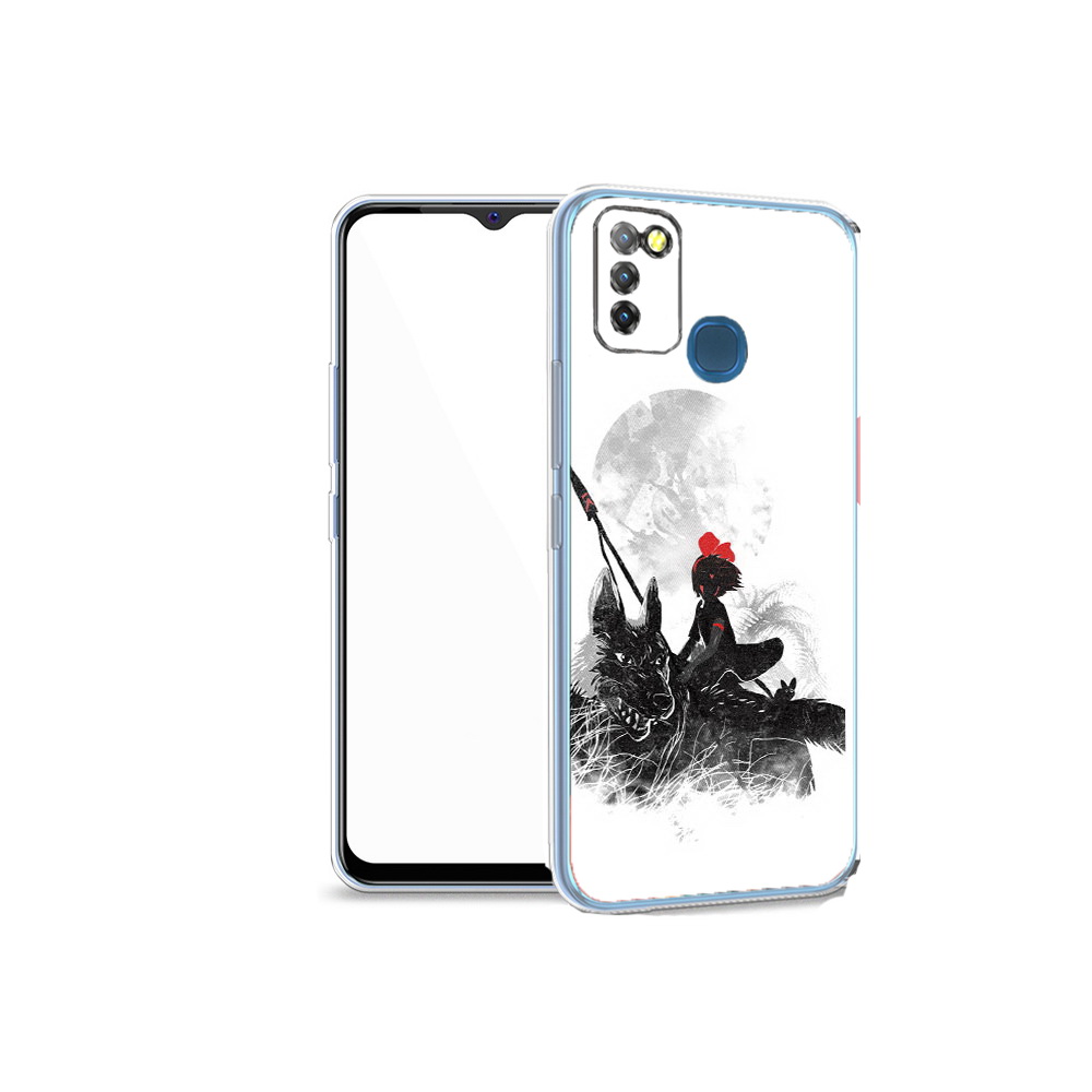 

Чехол MyPads Tocco для Infinix Hot 10 Lite мононоке, Прозрачный, Tocco