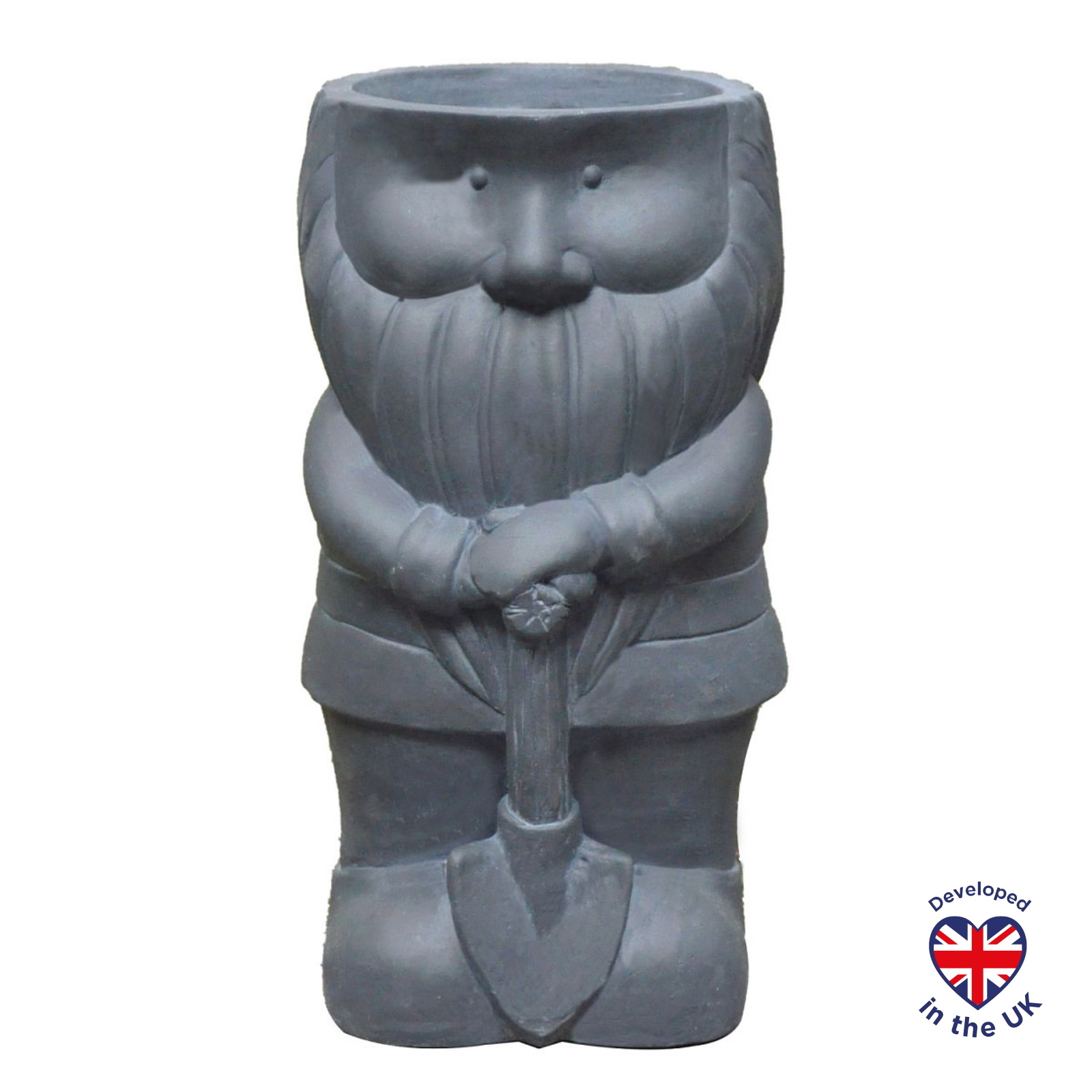 Цветочное кашпо Idealist Lite Гном GNM-ONE-LG-23 6,8 л серый 1 шт.