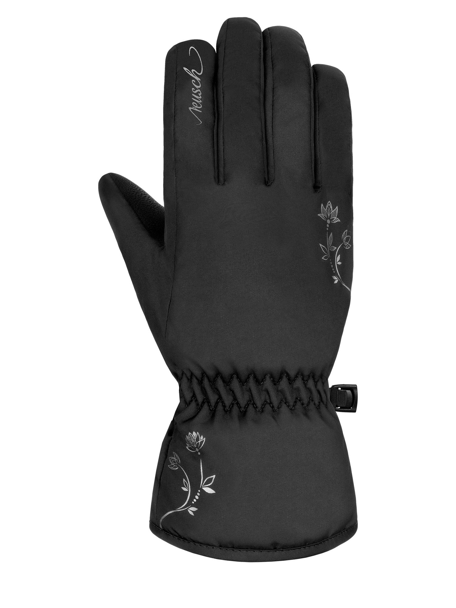 

Перчатки Reusch Ice Flower Black/Silver (Дюйм:7,5) 2024-25, Черный, Ice Flower