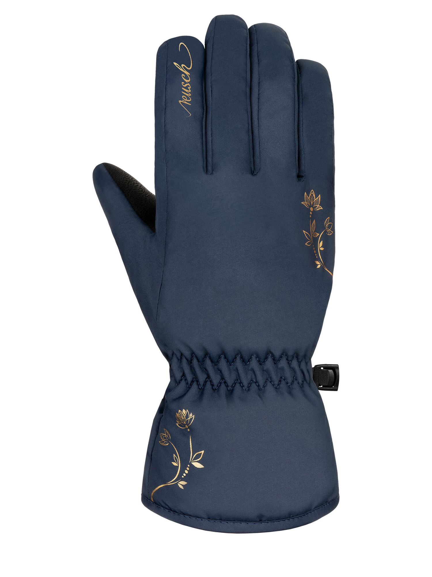 

Перчатки Reusch Ice Flower Dress Blue/Gold (Дюйм:7,5) 2024-25, Синий, Ice Flower