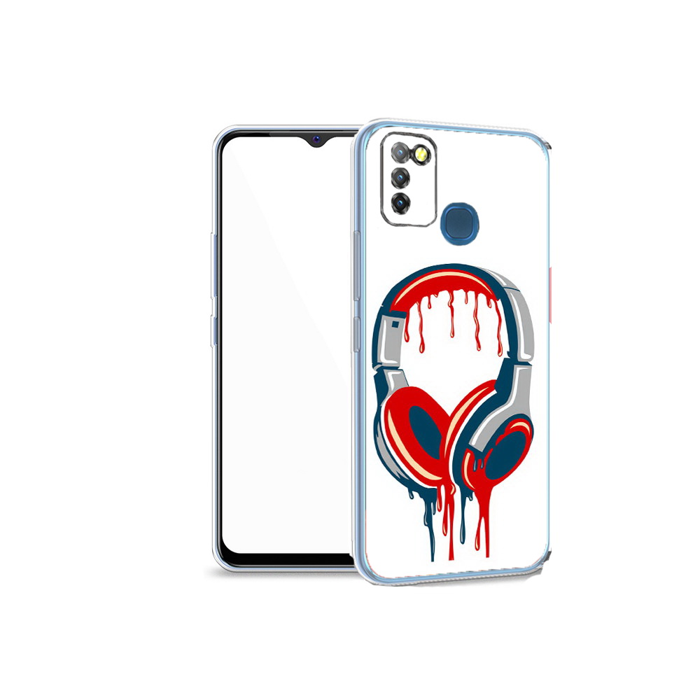 

Чехол MyPads Tocco для Infinix Hot 10 Lite не делай громко, Прозрачный, Tocco