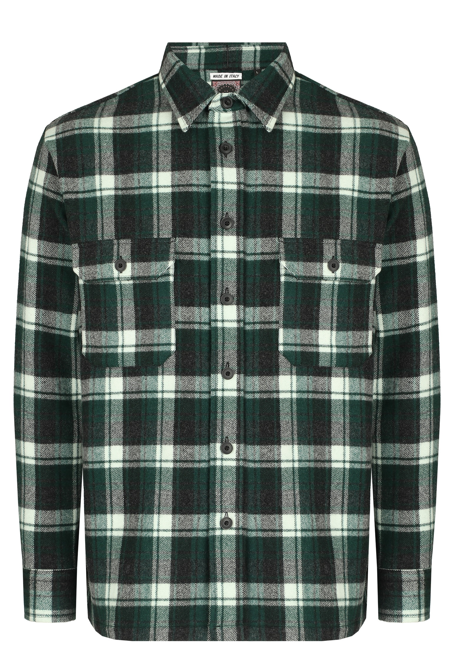 Рубашка мужская DESTIN 145307 зеленая XL