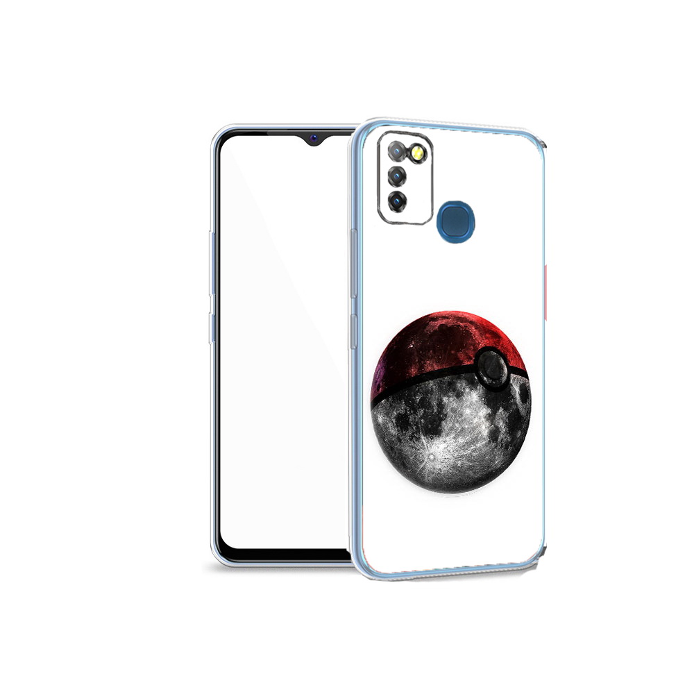 

Чехол MyPads Tocco для Infinix Hot 10 Lite планета покебол, Прозрачный, Tocco