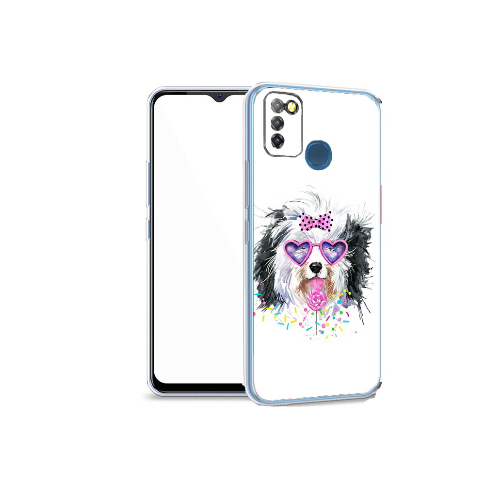 

Чехол MyPads Tocco для Infinix Hot 10 Lite пушистик, Прозрачный, Tocco