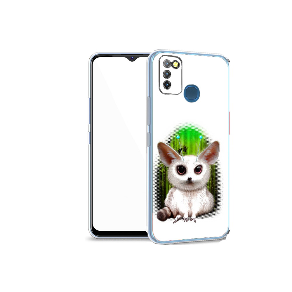 

Чехол MyPads Tocco для Infinix Hot 10 Lite пушистое животное, Прозрачный, Tocco