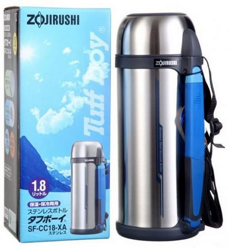 

Термос Zojirushi Tuff Boy 1,8 л серебристый, Tuff Boy