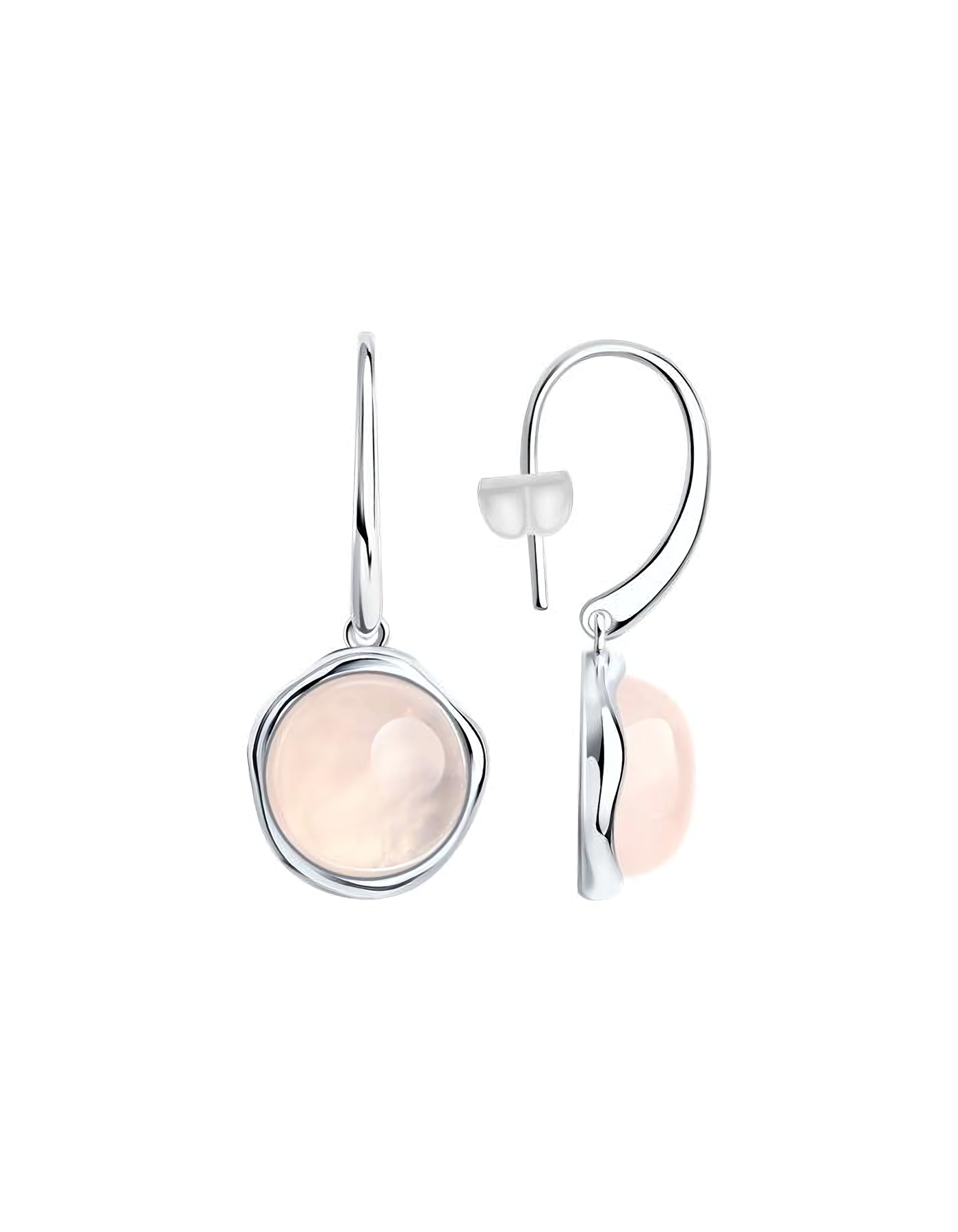 

Серьги подвески из серебра TEO MAORI 883020294, кварц, 883020294