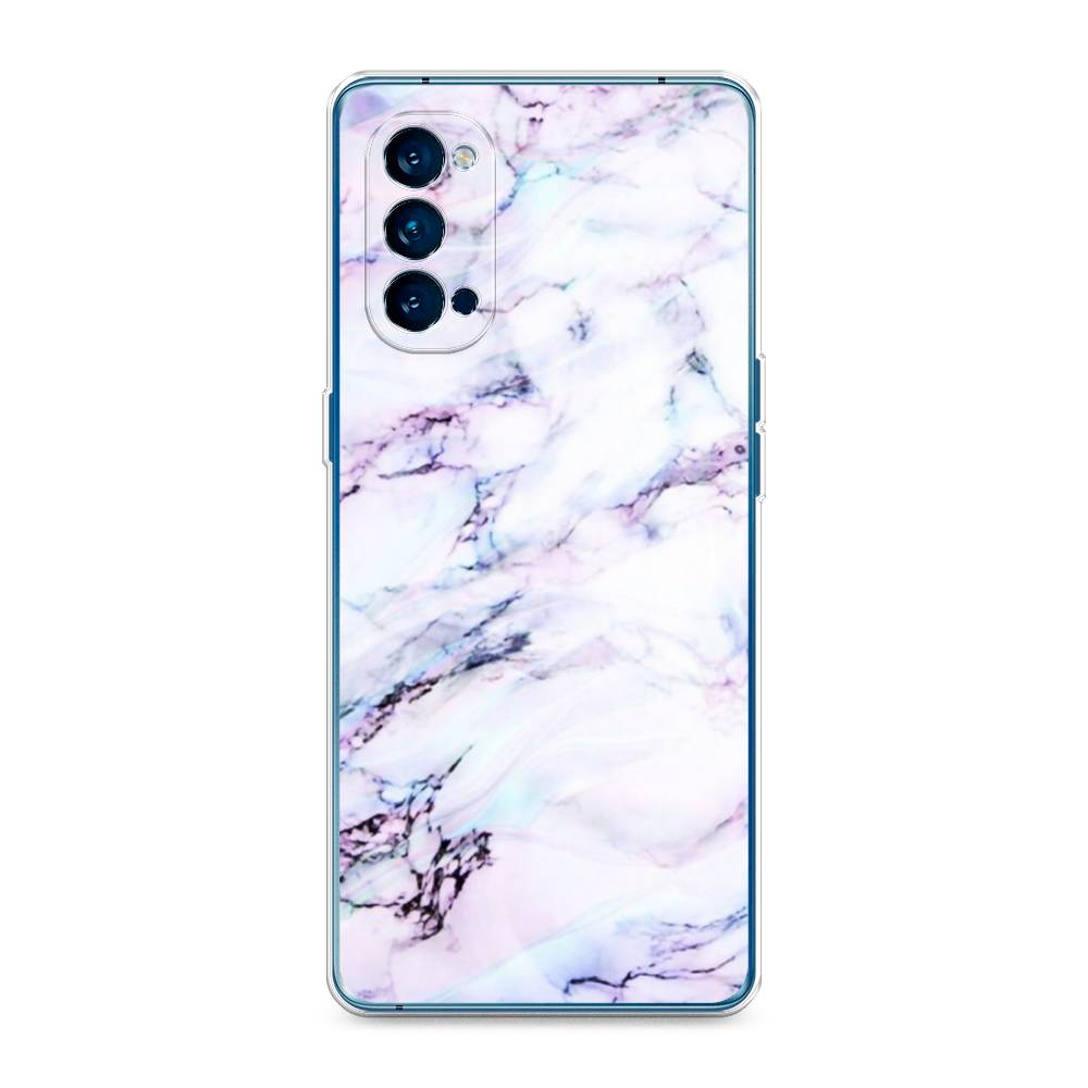 

Чехол на Oppo Reno 4 Pro 5G "Радужный мрамор", Серый;фиолетовый, 253750-3
