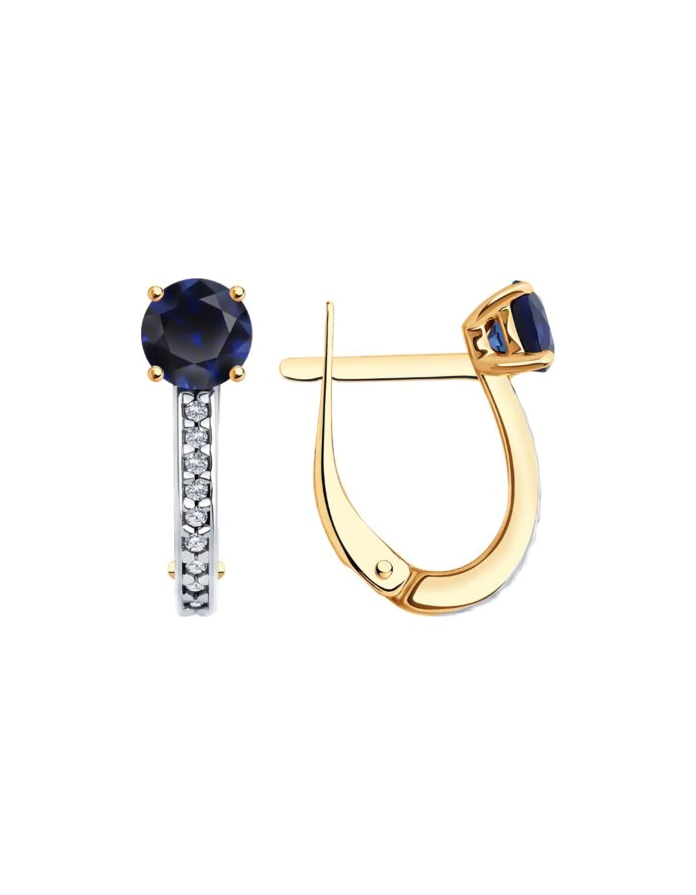 

Серьги из серебра TEO MAORI 888020079, сапфир искусственный, 888020079