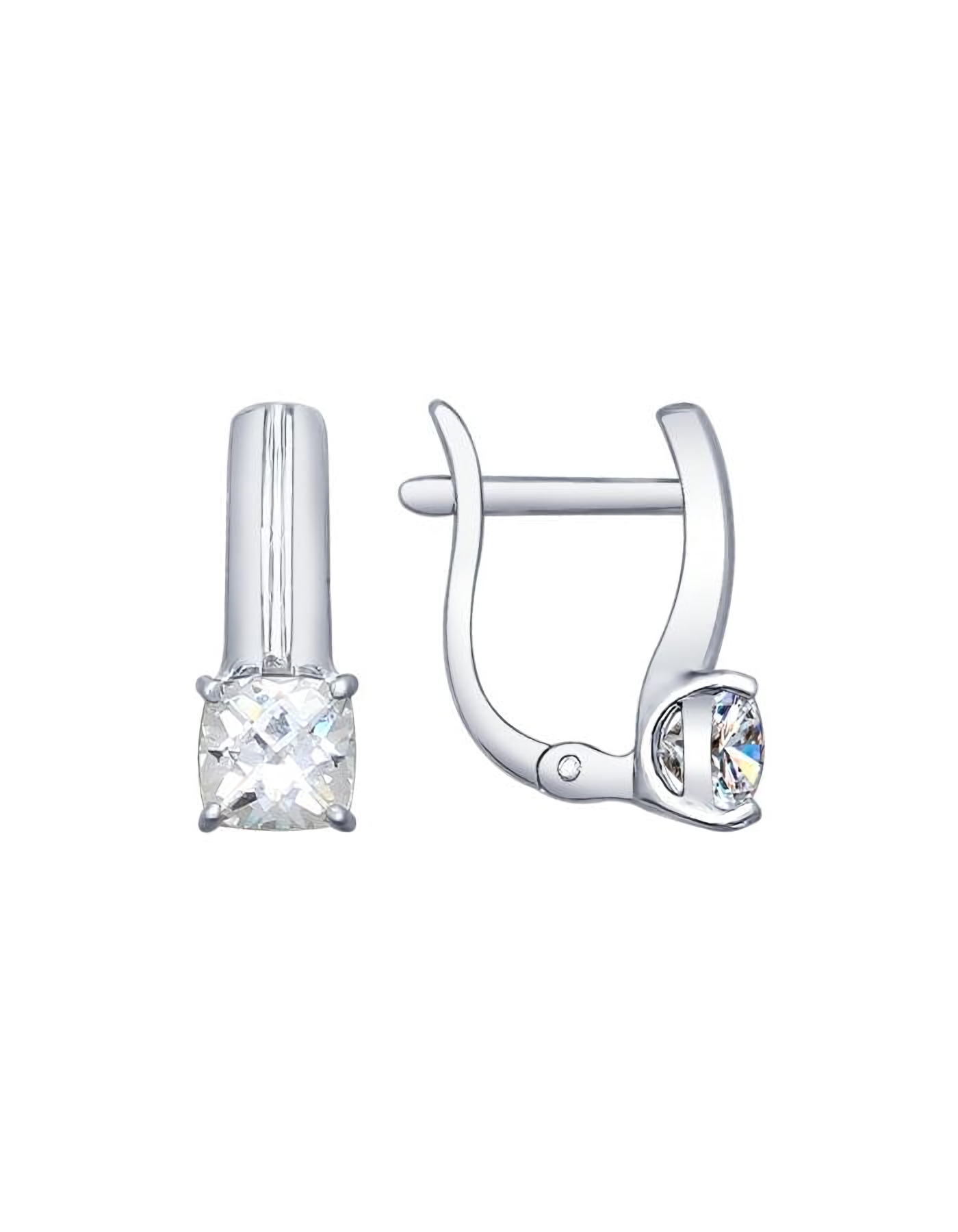 

Серьги из серебра TEO MAORI 889020057, кристалл ювелирный, 889020057