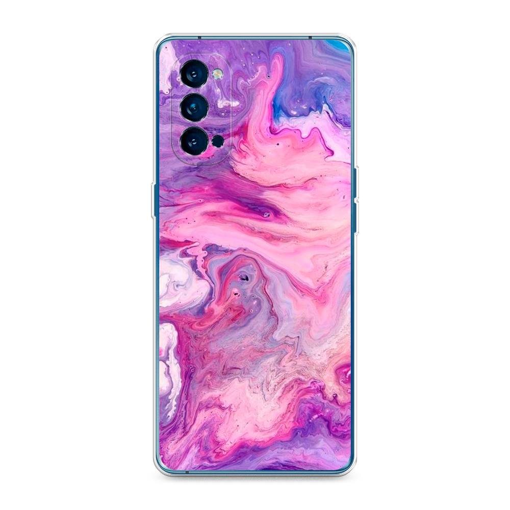 

Чехол на Oppo Reno 4 Pro 5G "Нежно-розовая абстракция", Розовый, 253750-3