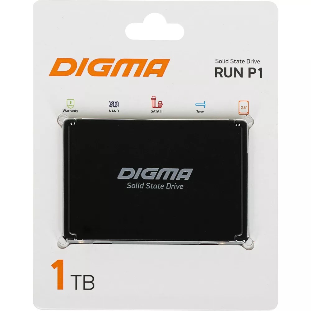 SSD накопитель DIGMA Run P1 2.5