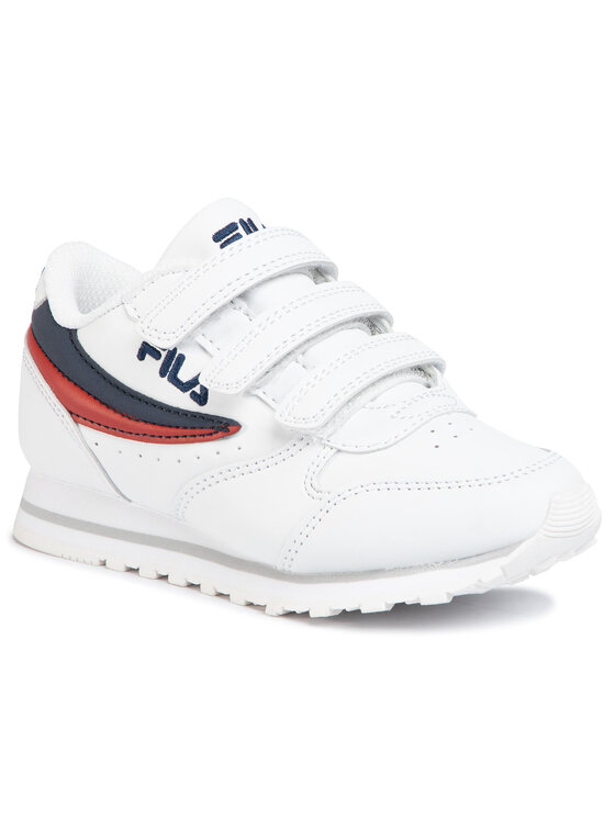 

Кроссовки мужские FILA Orbit Velcro Low Kids 1010785.98F белые 35 EU, Белый, Orbit Velcro Low Kids 1010785.98F