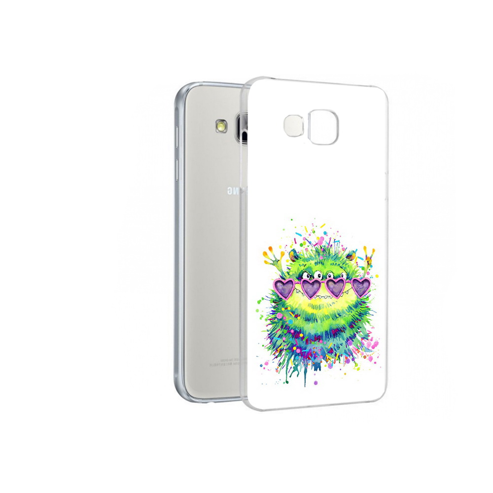 

Чехол MyPads Tocco для Samsung Galaxy A7 Пушистый персонаж, Прозрачный, Tocco