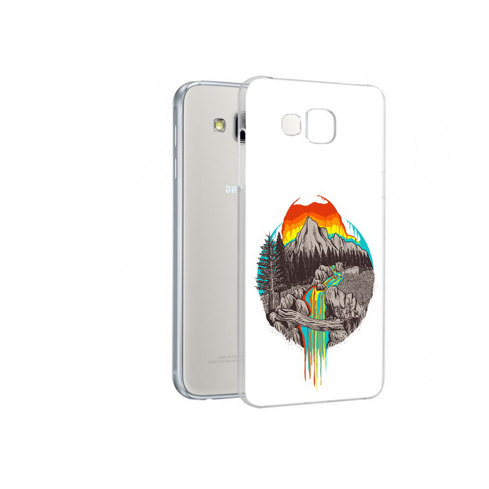 

Чехол MyPads Tocco для Samsung Galaxy A7 Радужный водопад, Прозрачный, Tocco