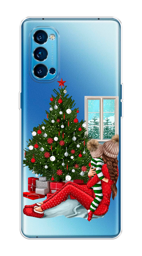 

Чехол на Oppo Reno 4 Pro 5G "Новый год с мамой", Красный;зеленый;голубой, 253750-6