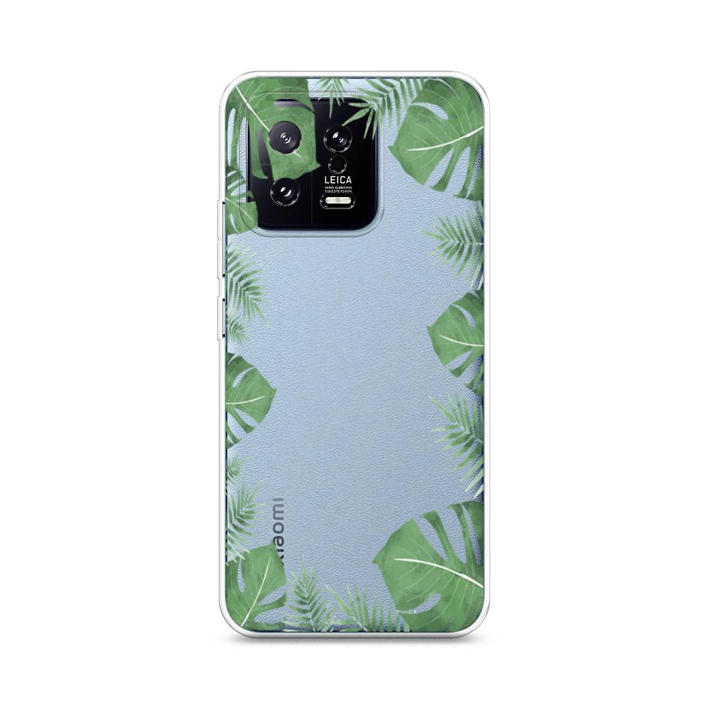 

Чехол Awog на Xiaomi 13 5G "Листья папоротника рамка", Зеленый, 317250-8