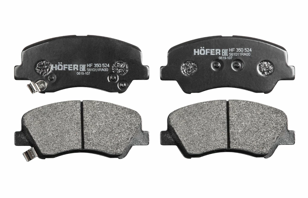 

Колодки тормозные HOFER HF 350 524