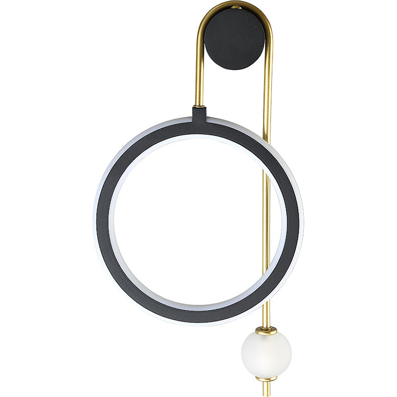 

Настенный светильник Crystal Lux Corida AP25W LED Black Gold Черный Золото
