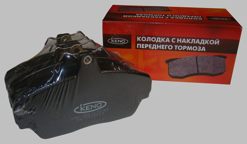 

Колодки тормозные передние ГАЗель "KENO"