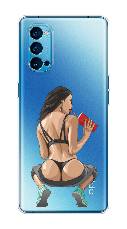 

Чехол на Oppo Reno 4 Pro 5G "Сочные булочки", Бежевый;красный;черный, 253750-6