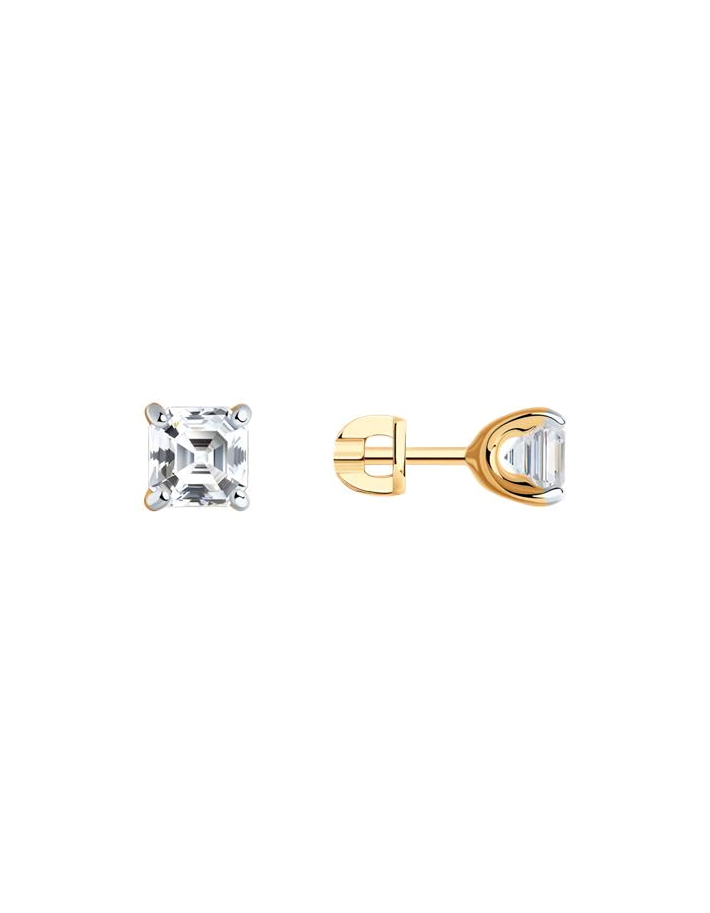

Серьги пусеты из серебра TEO MAORI 893022385, фианит, 893022385