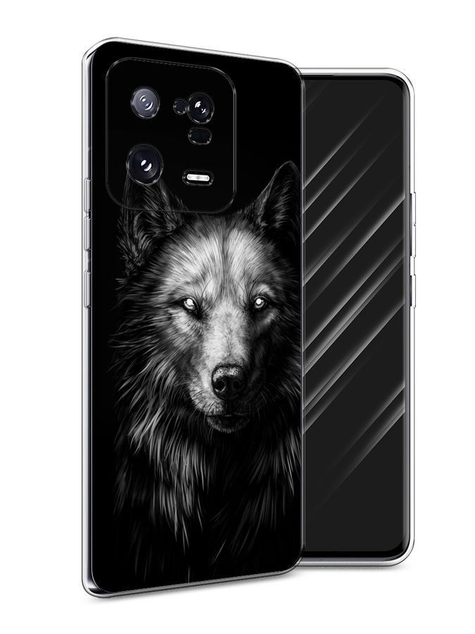 

Чехол Awog на Xiaomi 13 Pro 5G "Волк черно белый", Серый;бежевый;белый, 317350-1