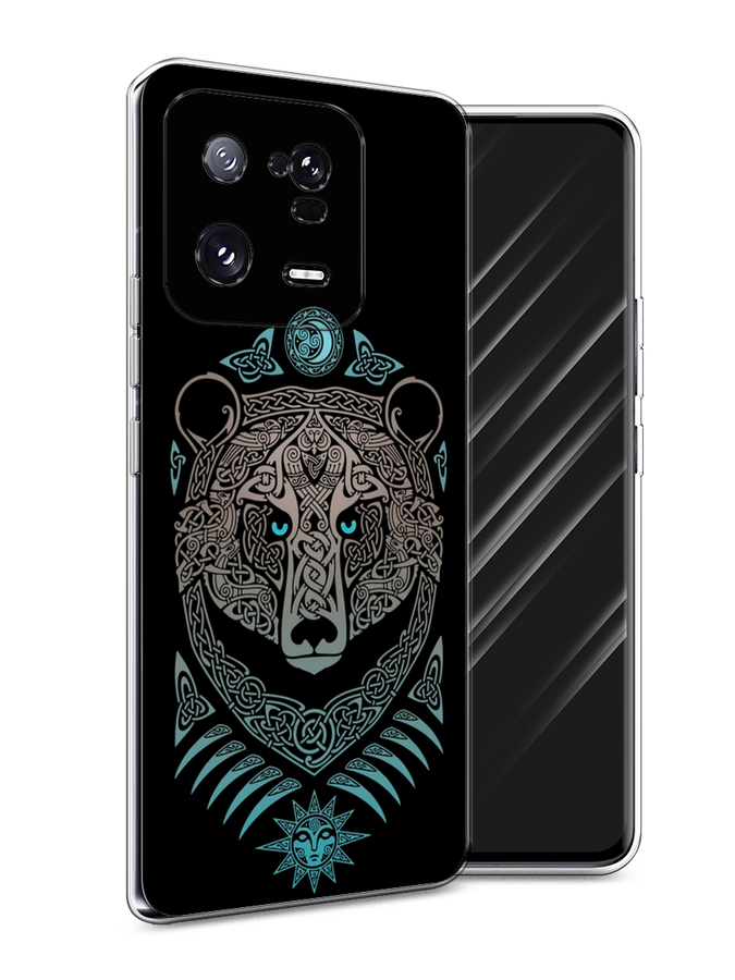

Чехол Awog на Xiaomi 13 Pro 5G "Кельтский медведь", Черный;серый, 317350-2