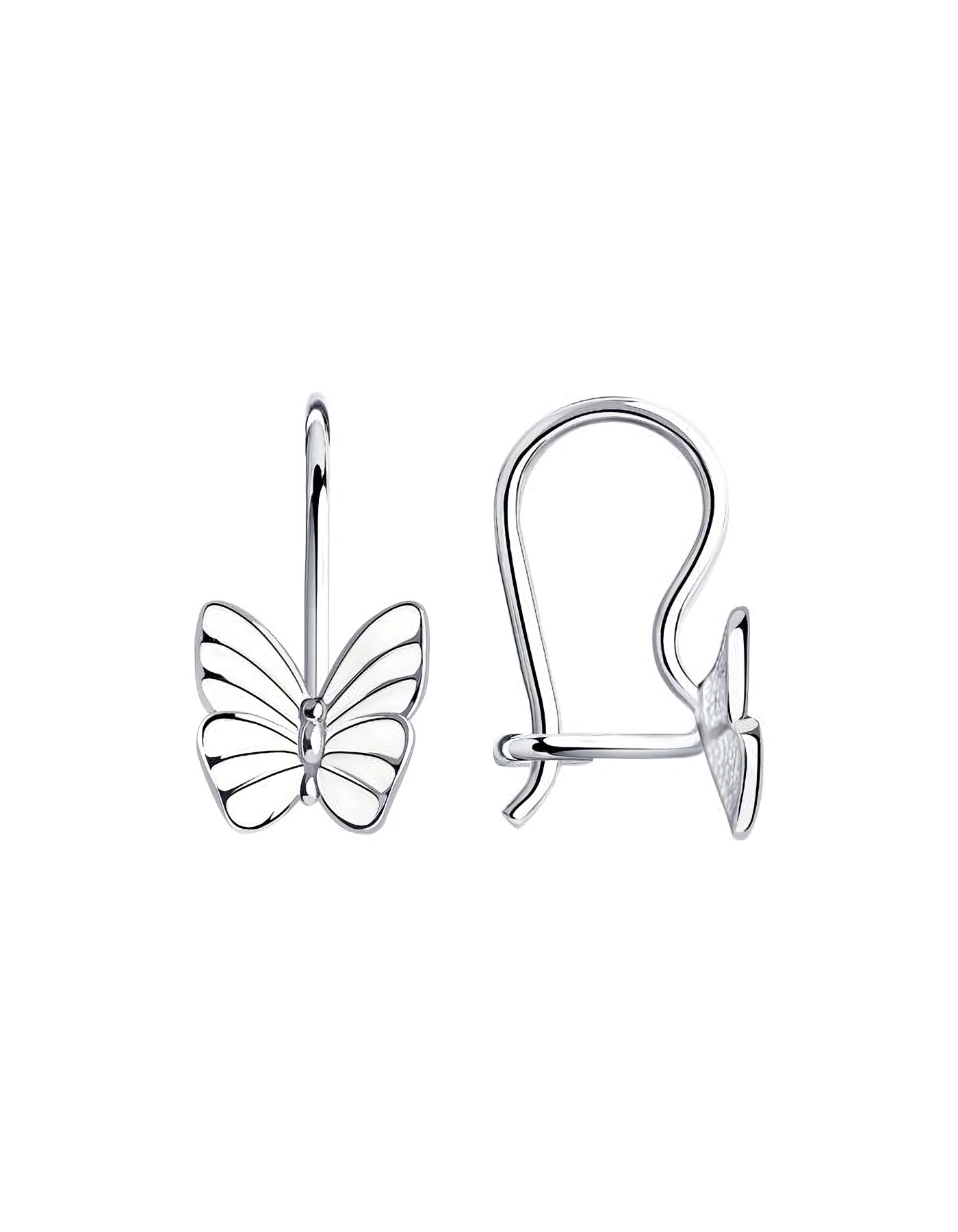 

Серьги из серебра TEO MAORI 894021638, эмаль, 894021638