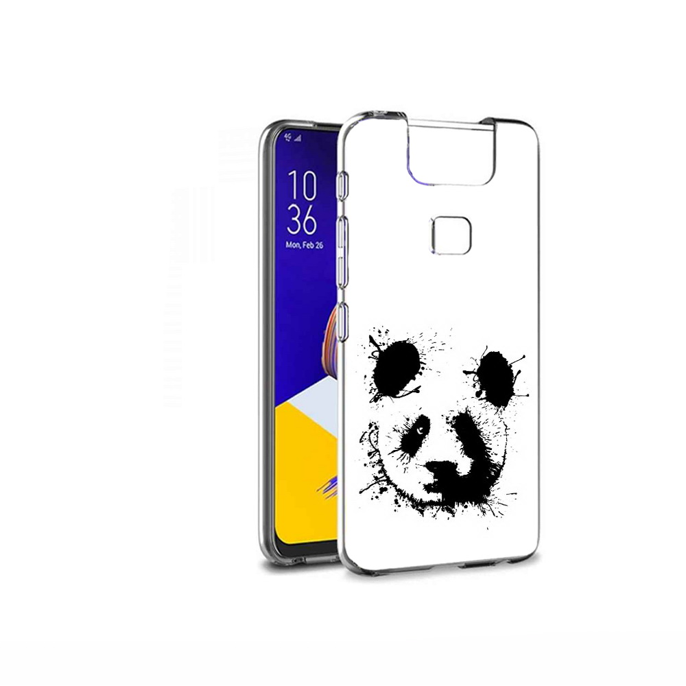 

Чехол MyPads Tocco для Asus ZenFone 6 (ZS630KL) клякса-панда, Прозрачный, Tocco