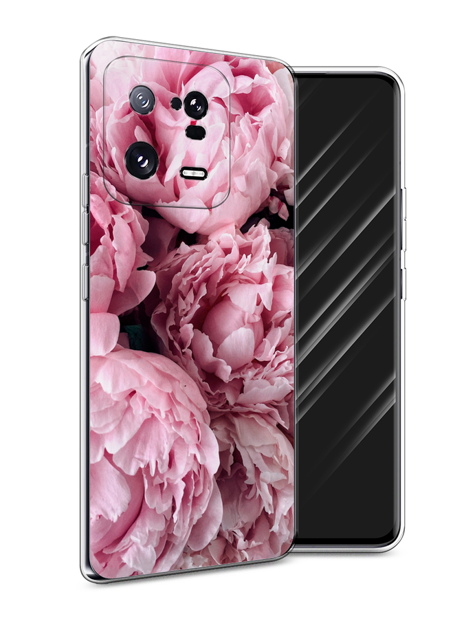 

Чехол Awog на Xiaomi 13 Pro 5G "Нежные пионы", Розовый;черный;белый, 317350-8