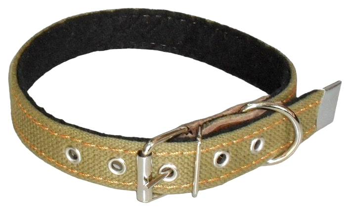 Ошейник для собак Зоотехнология, брезент, на синтепоне, 50 см