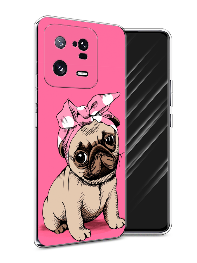 

Чехол Awog на Xiaomi 13 Pro 5G "Dog Pin-Up", Розовый;бежевый, 317350-2