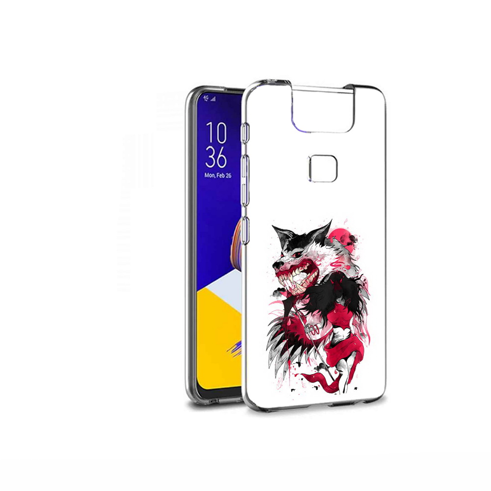 Чехол MyPads Tocco для Asus ZenFone 6 (ZS630KL) красная шапочка