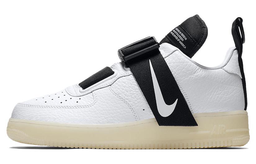 

Кеды унисекс Nike Air Force 1 Low Utility White Black белые 40.5 EU, Белый, Air Force 1 Low Utility White Black