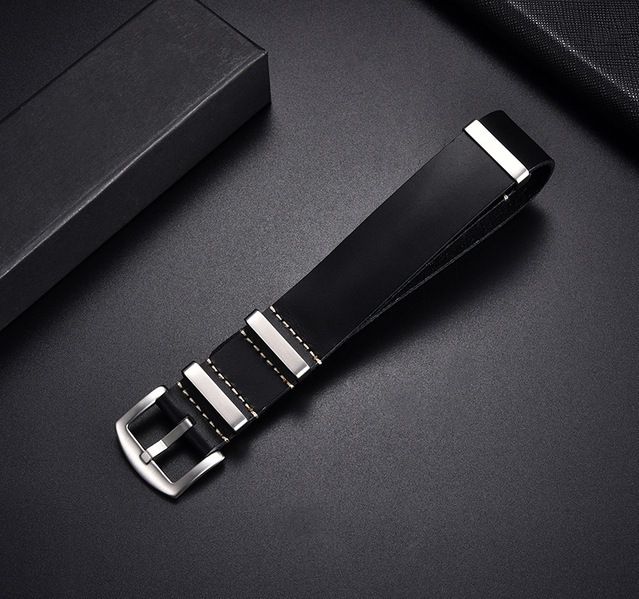 

Сплошной ремешок унисекс TIME96 NL1, черный (3 кольца), NL1