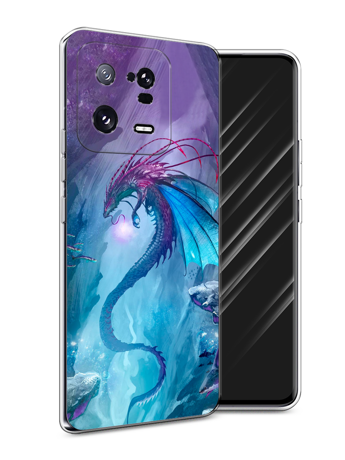 

Чехол Awog на Xiaomi 13 Pro 5G "Водный дракон", Голубой;фиолетовый;синий, 317350-2