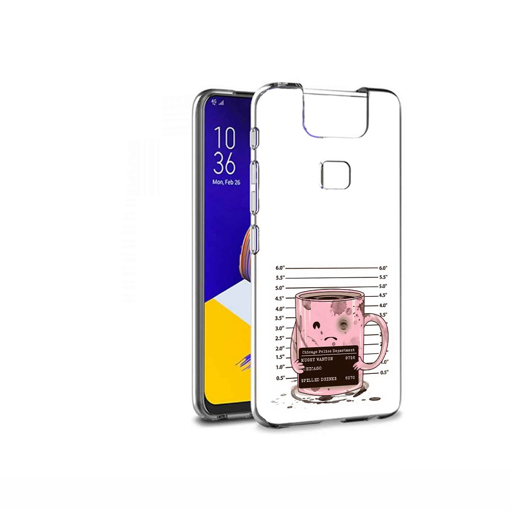 

Чехол MyPads Tocco для Asus ZenFone 6 (ZS630KL) кружка, Прозрачный, Tocco