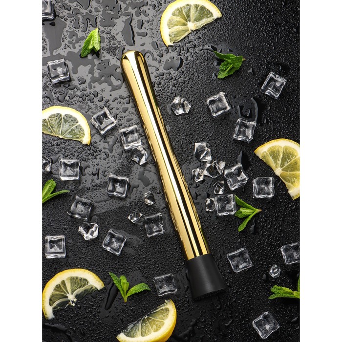 Доляна Мадлер - толкушка, 25 см, цвет золото