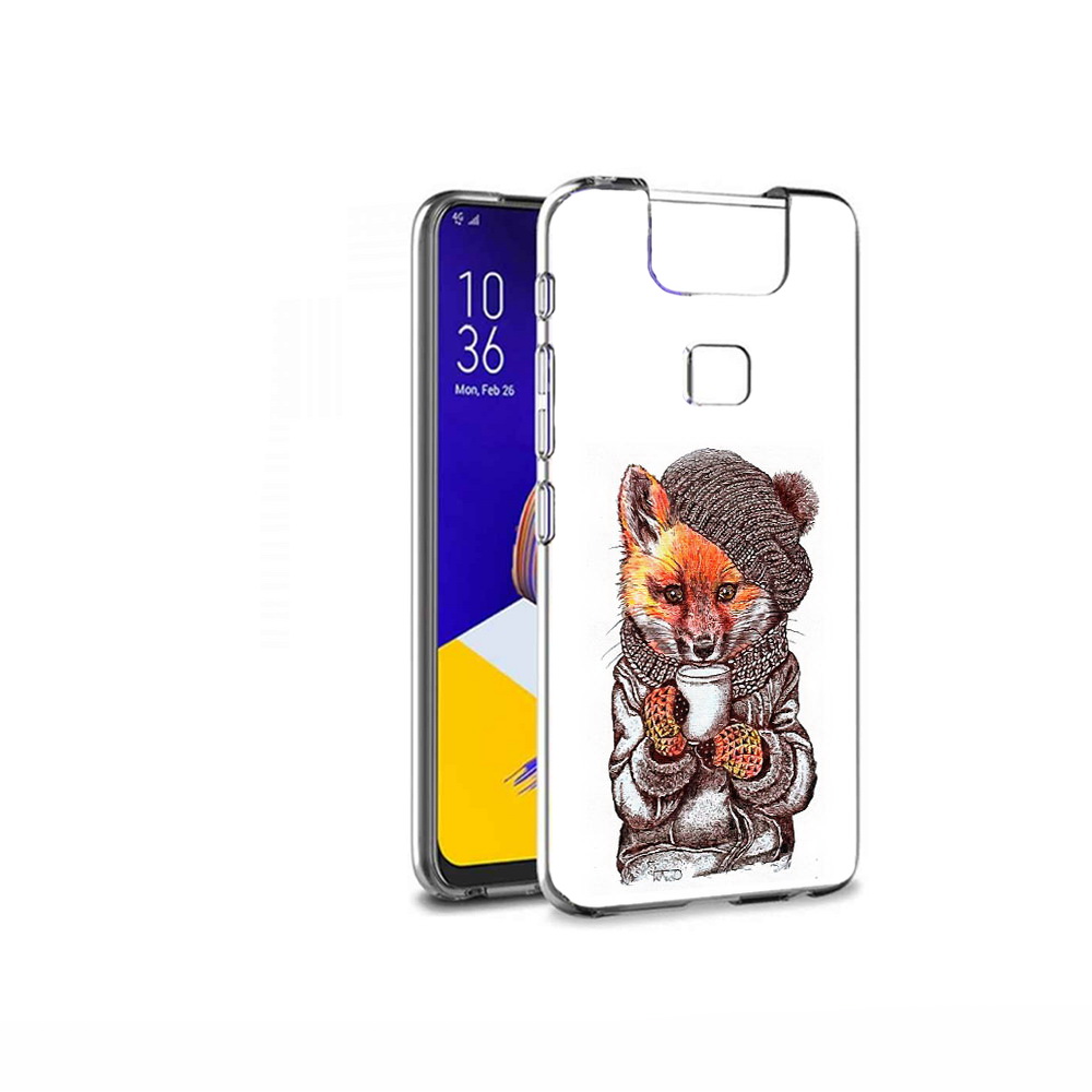 

Чехол MyPads Tocco для Asus ZenFone 6 (ZS630KL) лиса в шапке, Tocco