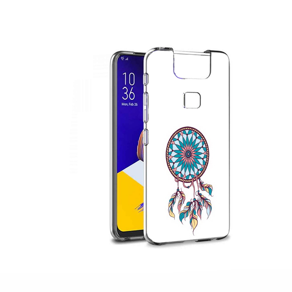 

Чехол MyPads Tocco для Asus ZenFone 6 (ZS630KL) ловец снов синий, Прозрачный, Tocco