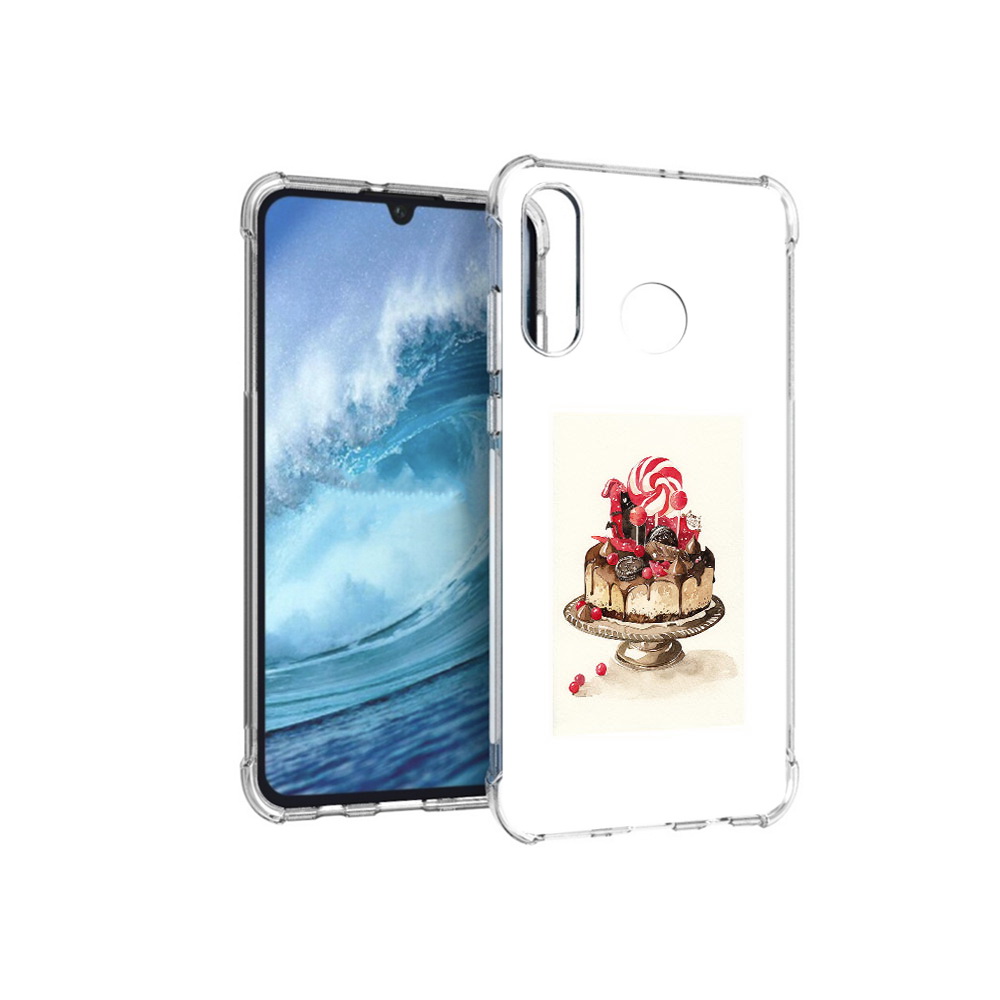 

Чехол MyPads Tocco для Huawei P30 Lite вкусный торт, Прозрачный, Tocco